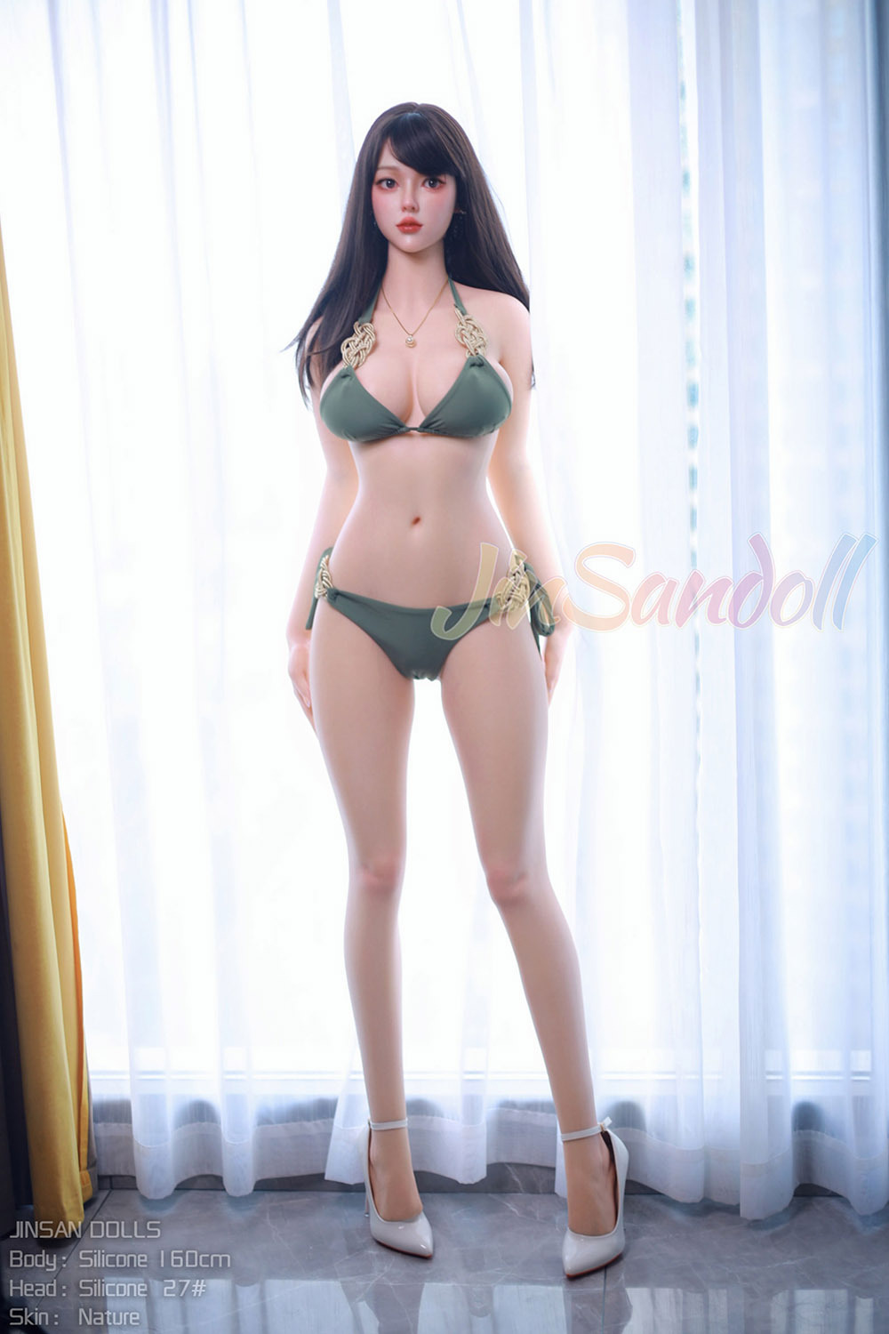 160cm/5.3ft E-Cup Silicone Sex Doll - Odelia