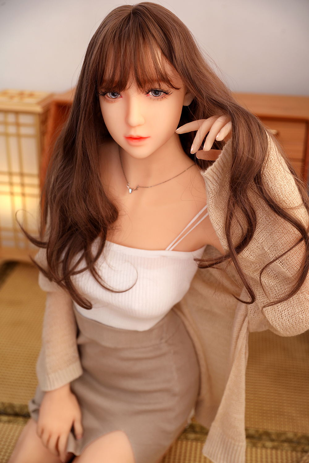 158cm Bust-71cm TPE Sex Doll - Aeloria (In Stock at US Warehouse) Skinny Goddess TPE Sex Doll, Delicate Curves & Perfect Shape
