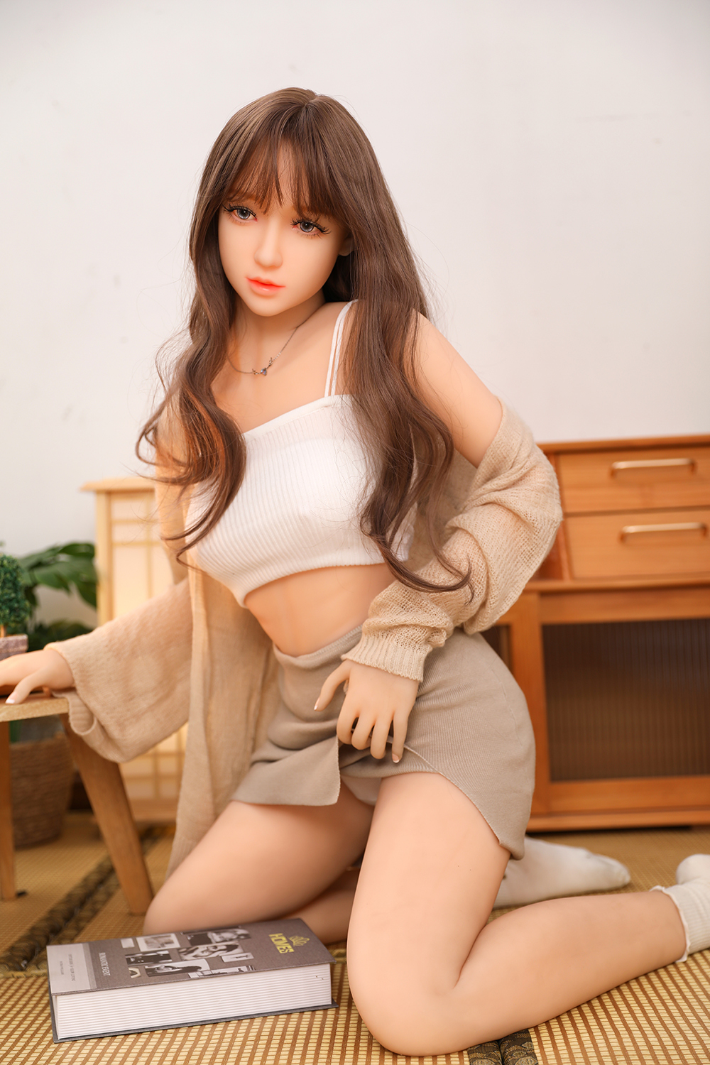 158cm Bust-71cm TPE Sex Doll - Aeloria (In Stock at US Warehouse) Skinny Goddess TPE Sex Doll, Delicate Curves & Perfect Shape