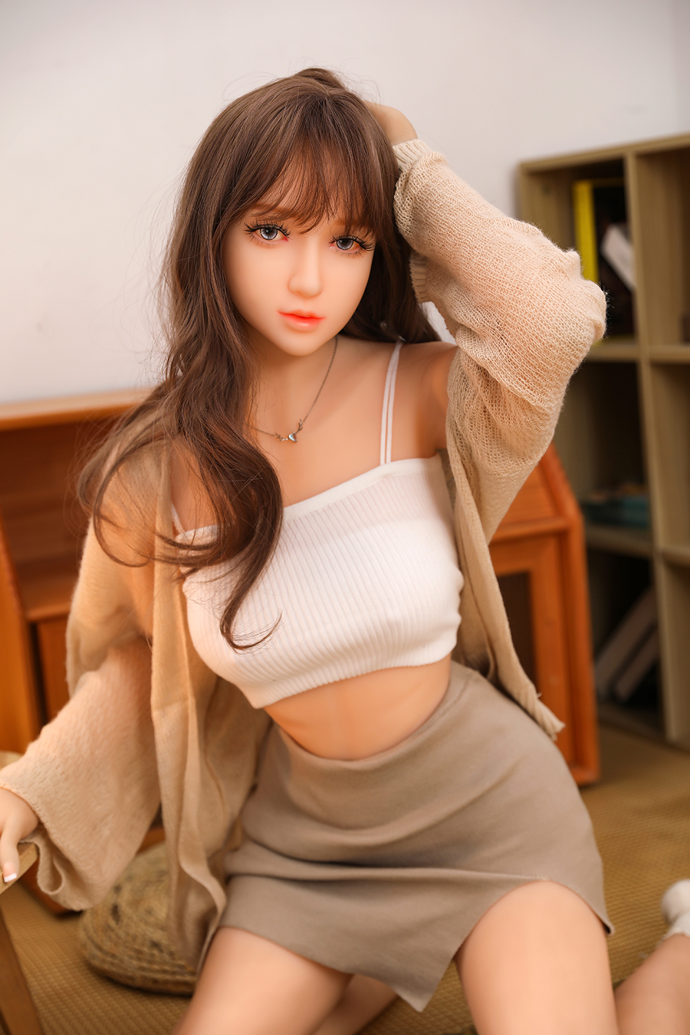 158cm Bust-71cm TPE Sex Doll - Aeloria (In Stock at US Warehouse) Skinny Goddess TPE Sex Doll, Delicate Curves & Perfect Shape