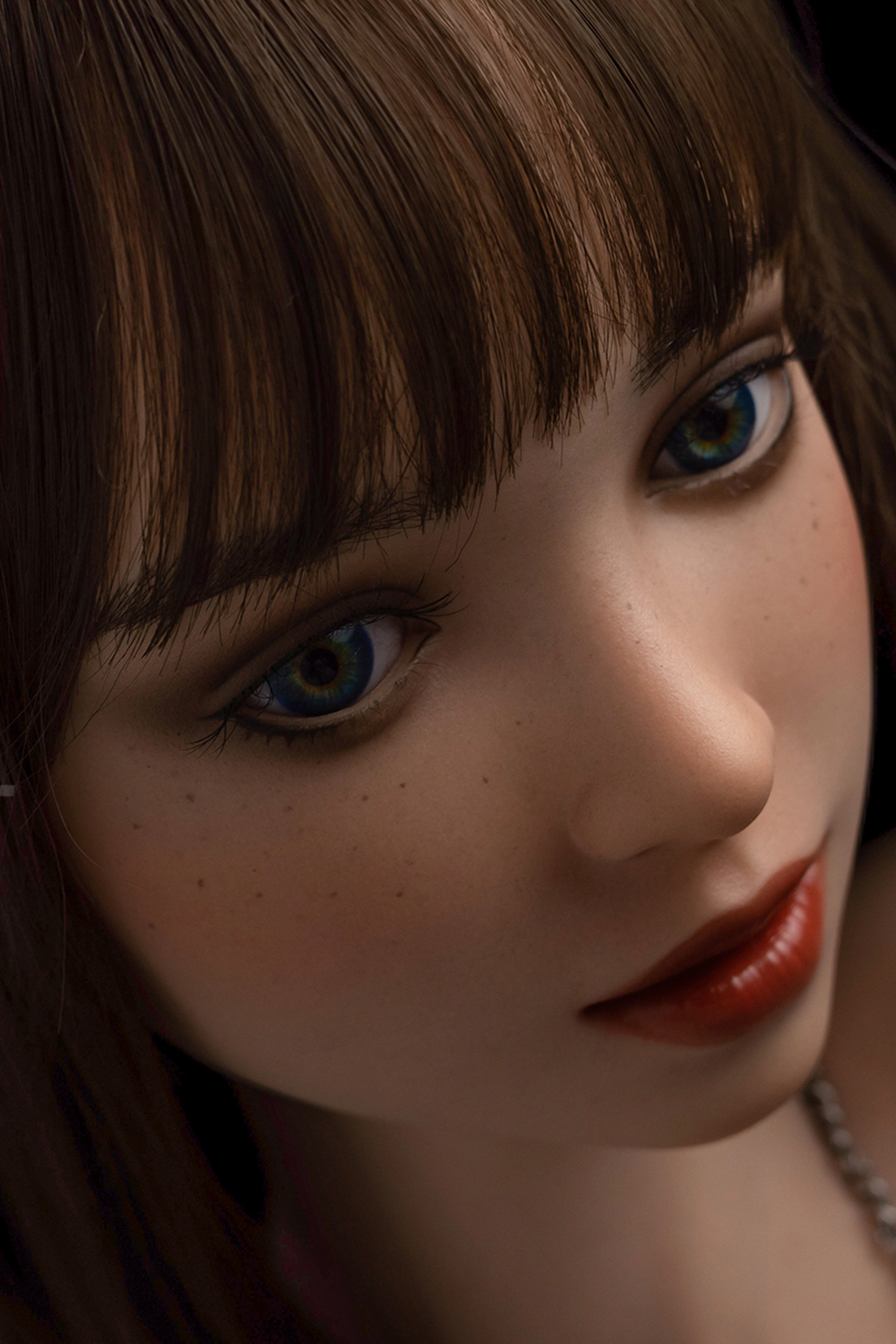 163cm F-Cup Silicone Sex Doll - Lioraelle Hyper-Realistic Silicone Sex Doll, Real Skin Texture 