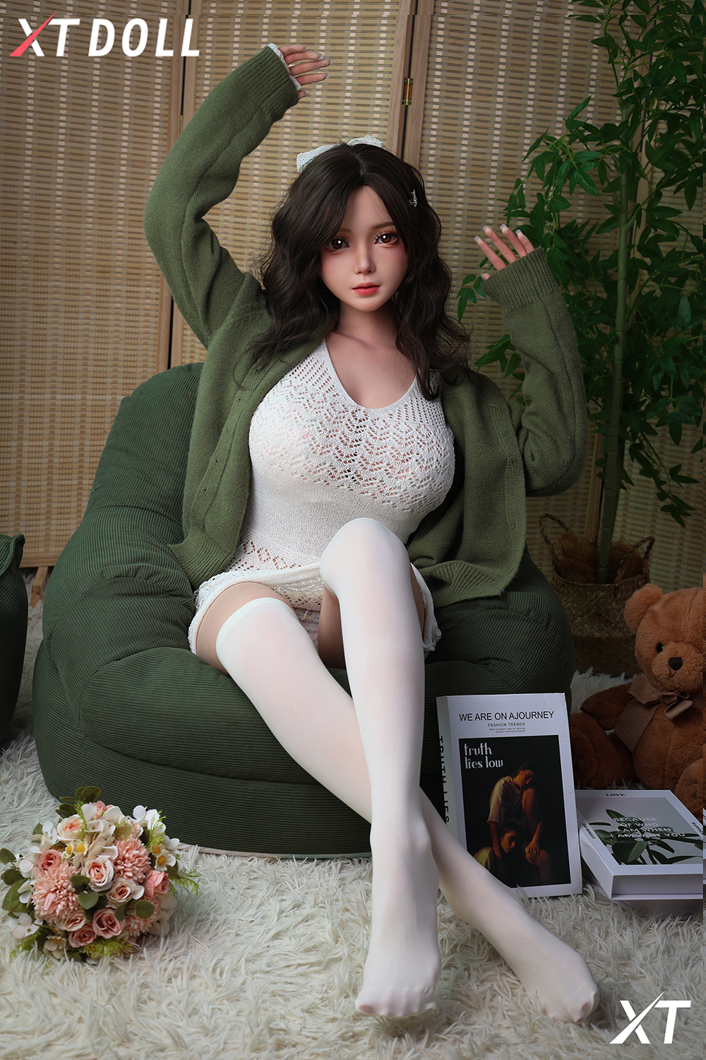 153cm I-Cup Silicone Sex Doll – Naverin Curvy Female Silicone Doll – Natural Skin & Soft Touch