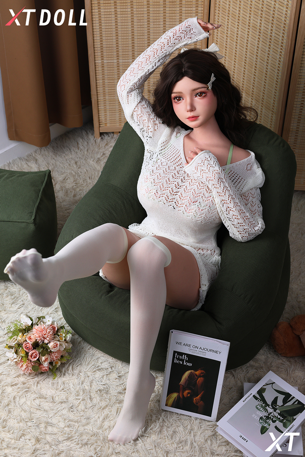 153cm I-Cup Silicone Sex Doll – Naverin Curvy Female Silicone Doll – Natural Skin & Soft Touch