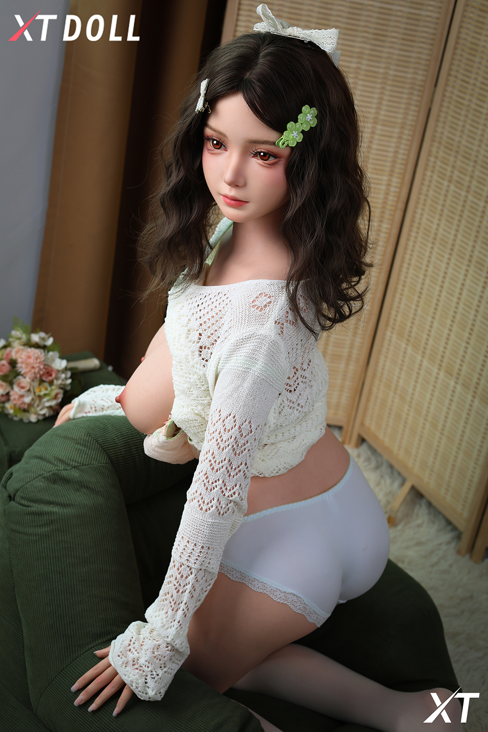 153cm I-Cup Silicone Sex Doll – Naverin Curvy Female Silicone Doll – Natural Skin & Soft Touch