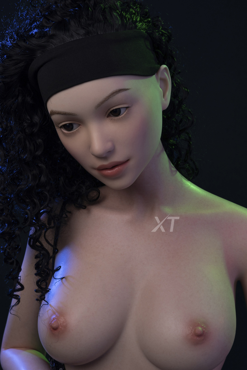 164cm C-Cup Silicone Sex Doll - Calessa Safe Material Silicone Doll, Ideal for Sensitive Skin