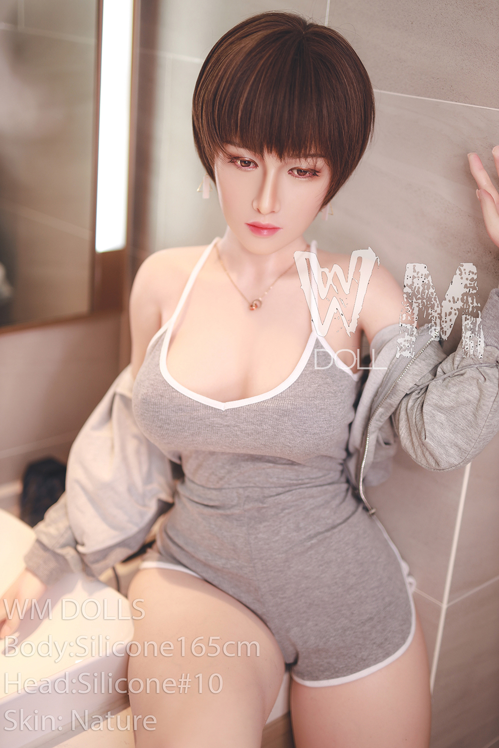 165cm/5ft5 E-Cup Silicone Head Sex Doll – Bridget