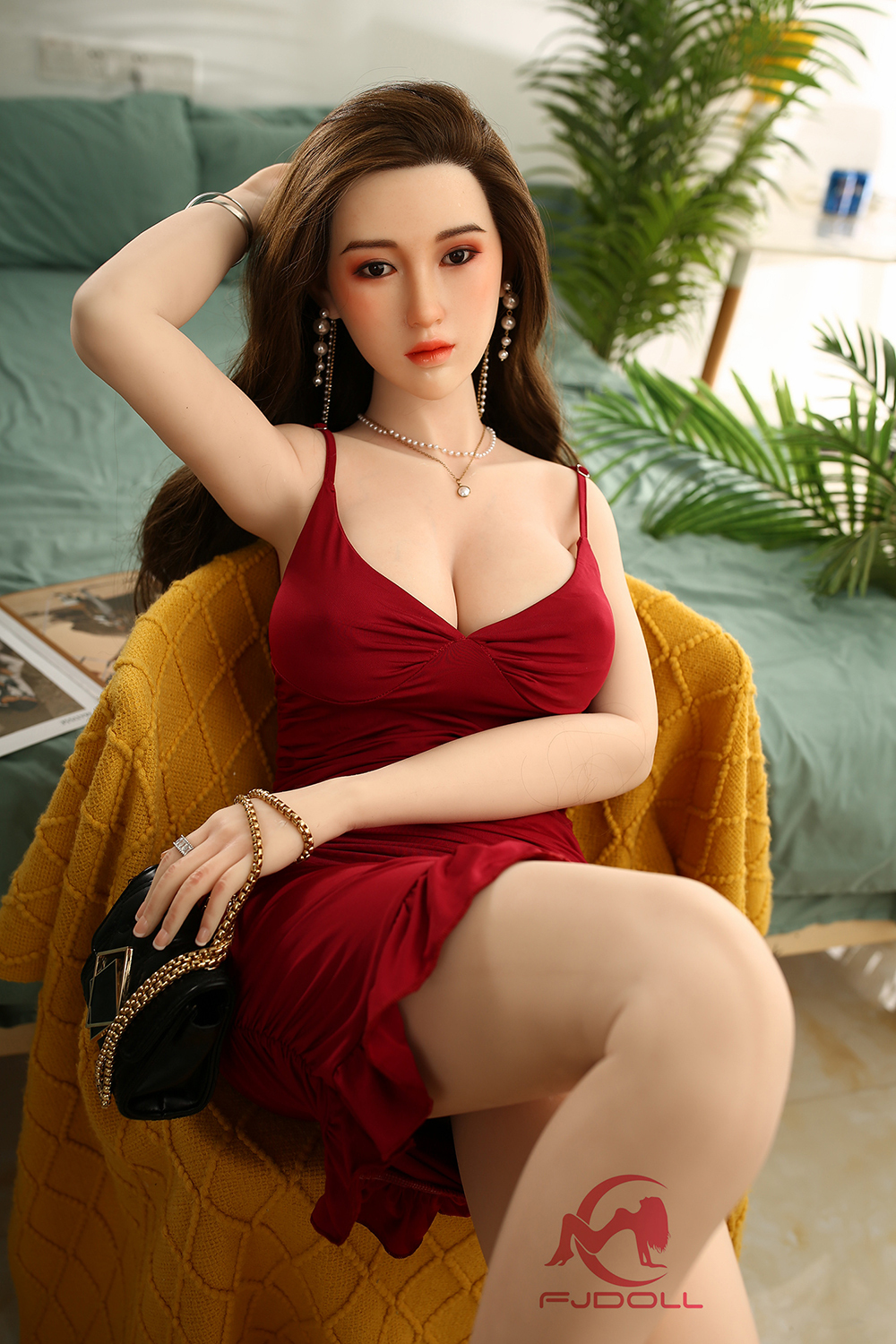 168cm E-Cup Silicone Sex Doll - Shadika | Full Curves, Lifelike Asian Beauty, Real Feel