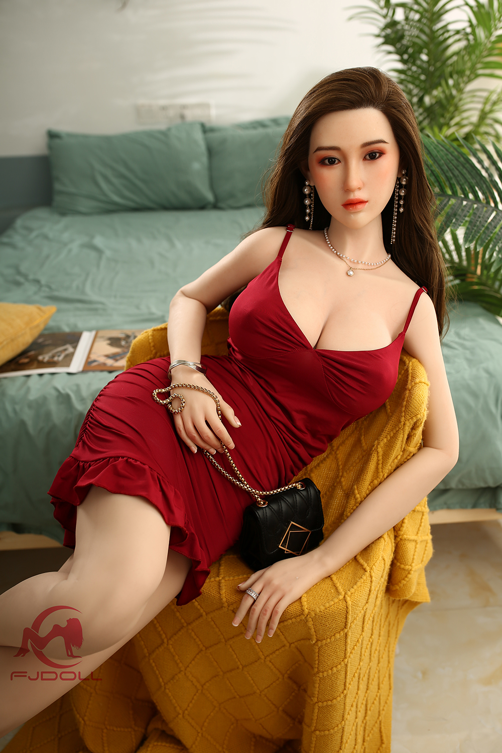 168cm E-Cup Silicone Sex Doll - Shadika | Full Curves, Lifelike Asian Beauty, Real Feel