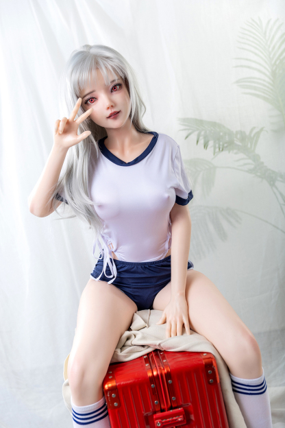 165cm D-Cup Silicone Life Size Anime Silver Hair Sex Doll - Bellindra for Sale | DollsLover Official Store | Qita Doll
