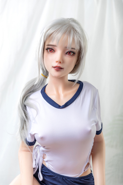 165cm D-Cup Silicone Life Size Anime Silver Hair Sex Doll - Bellindra for Sale | DollsLover Official Store | Qita Doll
