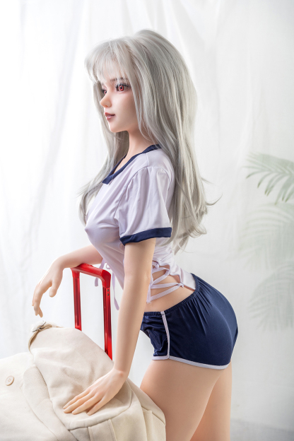 165cm D-Cup Silicone Life Size Anime Silver Hair Sex Doll - Bellindra for Sale | DollsLover Official Store | Qita Doll
