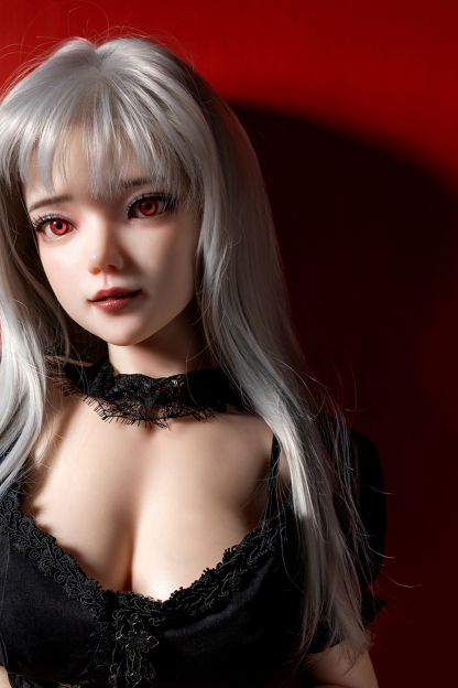 165cm D-Cup Silicone Life Size Anime Silver Hair Sex Doll - Bellindra for Sale | DollsLover Official Store | Qita Doll
