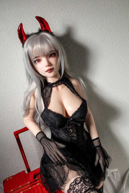 165cm D-Cup Silicone Life Size Anime Silver Hair Sex Doll - Bellindra for Sale | DollsLover Official Store | Qita Doll
