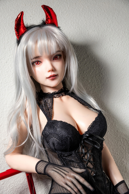 165cm D-Cup Silicone Life Size Anime Silver Hair Sex Doll - Bellindra for Sale | DollsLover Official Store | Qita Doll
