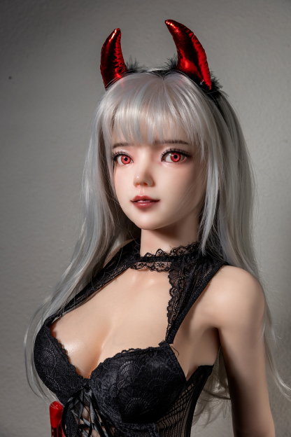 165cm D-Cup Silicone Life Size Anime Silver Hair Sex Doll - Bellindra for Sale | DollsLover Official Store | Qita Doll
