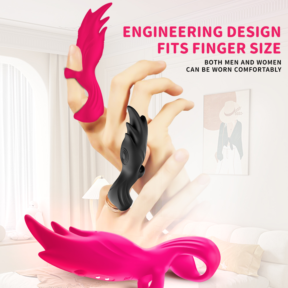 Six-Finger Magic Condom Sex Vibrator