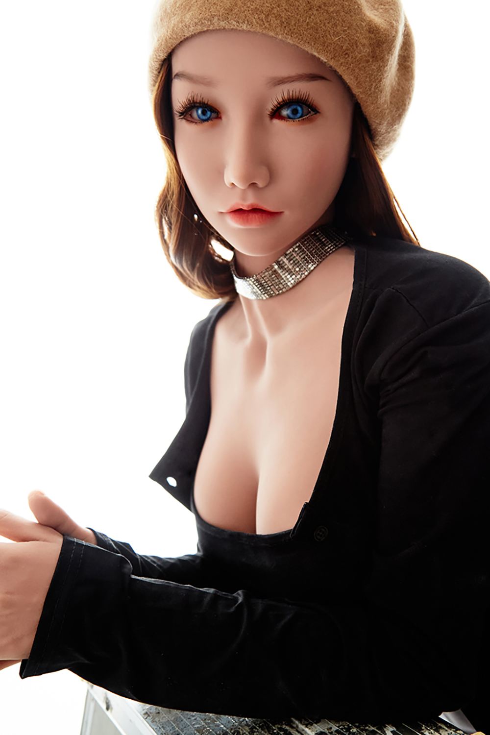 158cm C-Cup Silicone Head Sex Doll - Novalina Best of Both Worlds: Silicone Realism & TPE Affordability