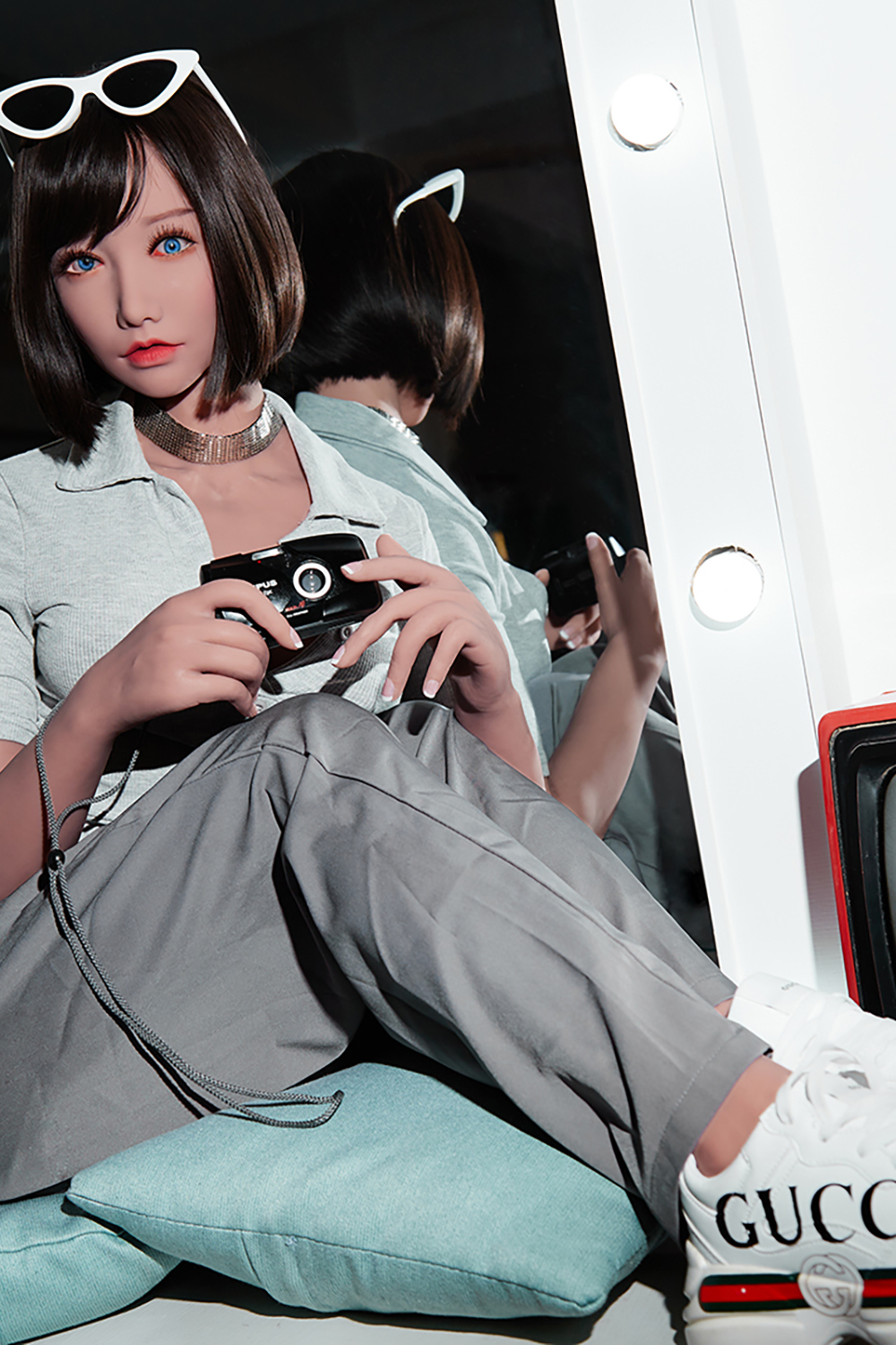 158cm C-Cup Silicone Head Sex Doll - Xyphara Perfect for Photographers & Artful Portraits