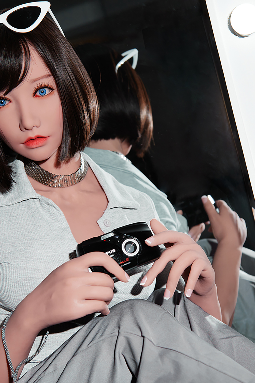 158cm C-Cup Silicone Head Sex Doll - Xyphara Perfect for Photographers & Artful Portraits