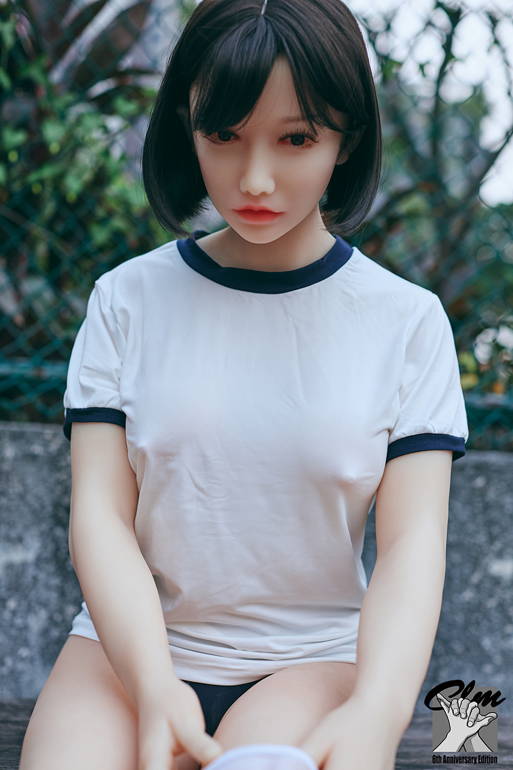 158cm C-Cup Silicone Head Sex Doll - Hiyumi Japanese High School Fantasy with Silicone Face Realism