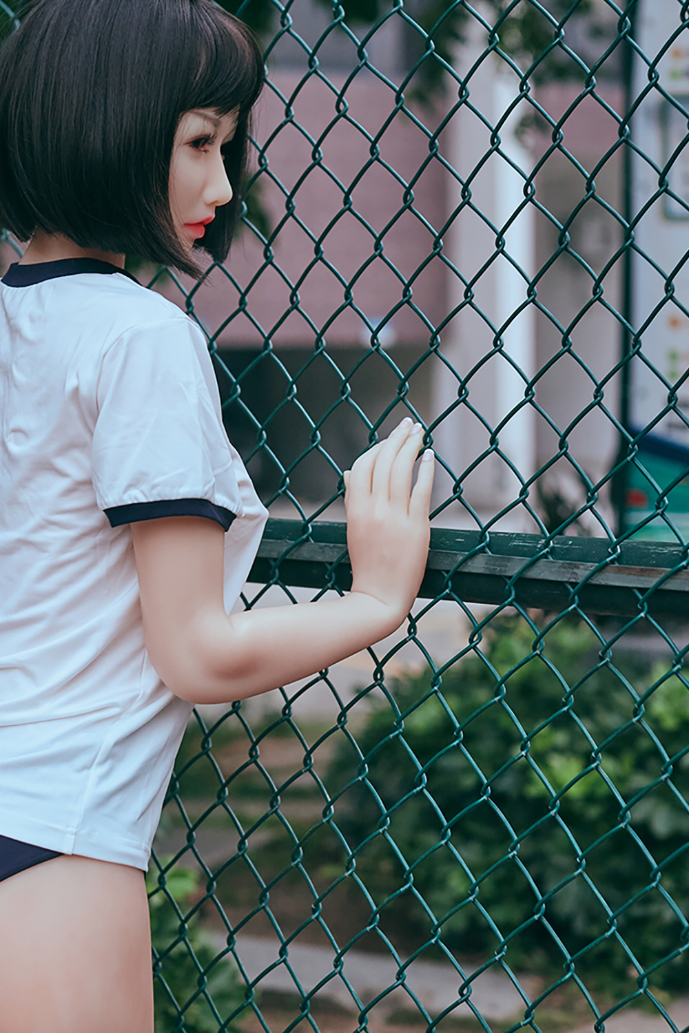 158cm C-Cup Silicone Head Sex Doll - Hiyumi Japanese High School Fantasy with Silicone Face Realism