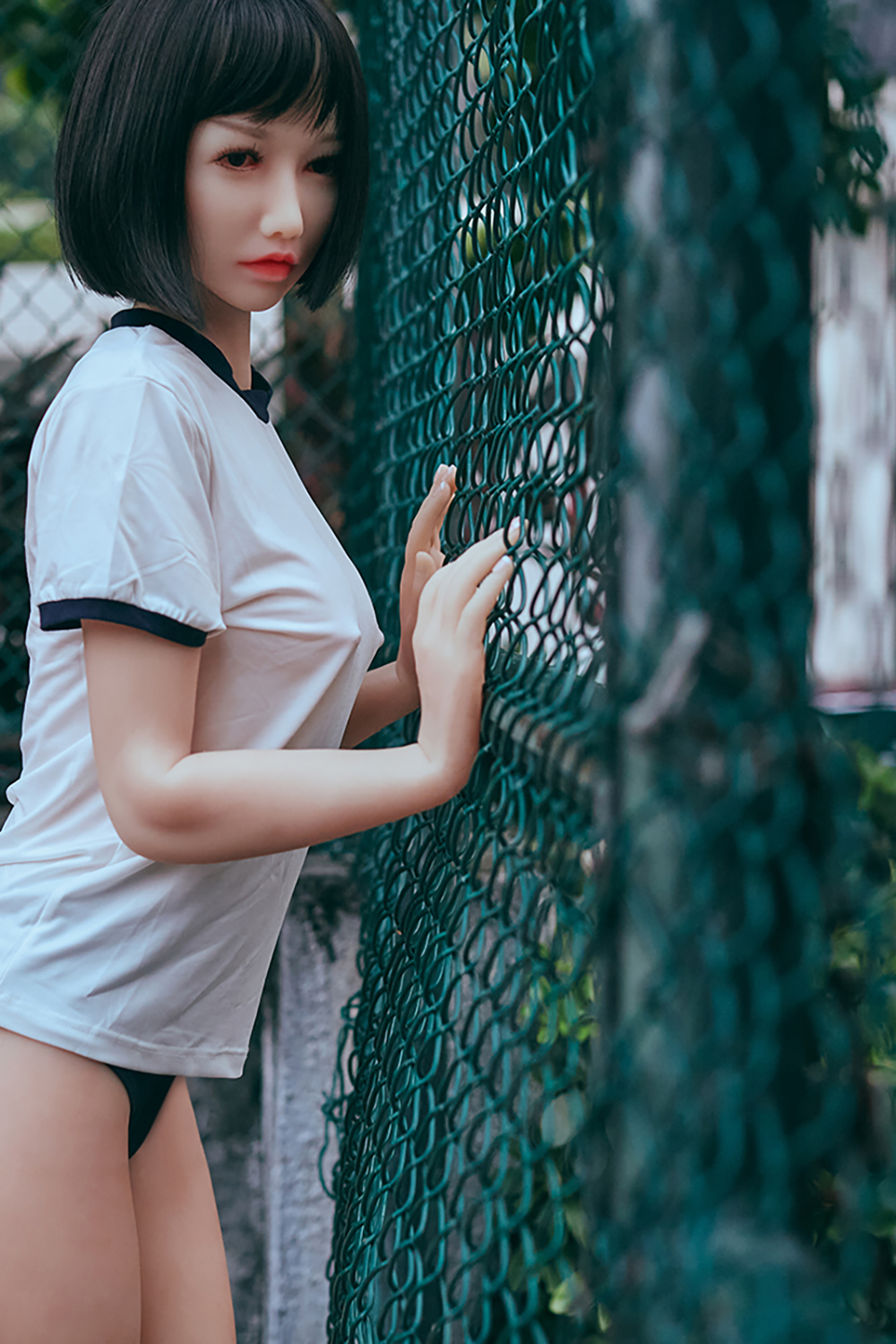 158cm C-Cup Silicone Head Sex Doll - Hiyumi Japanese High School Fantasy with Silicone Face Realism