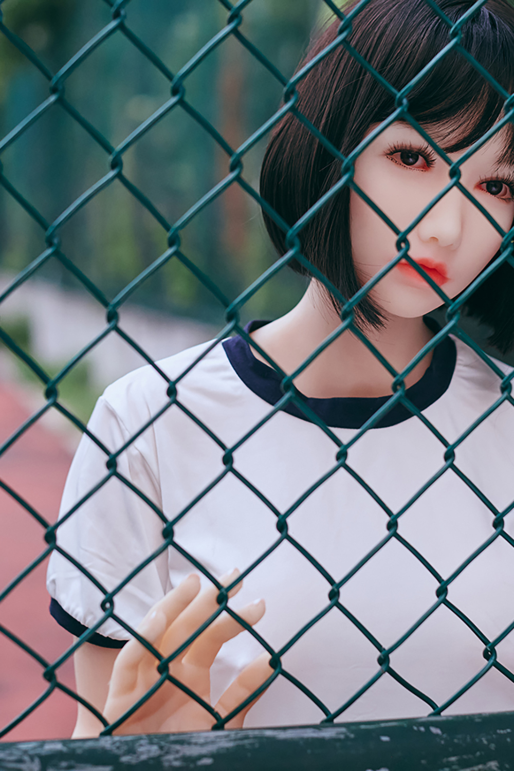 158cm C-Cup Silicone Head Sex Doll - Hiyumi Japanese High School Fantasy with Silicone Face Realism