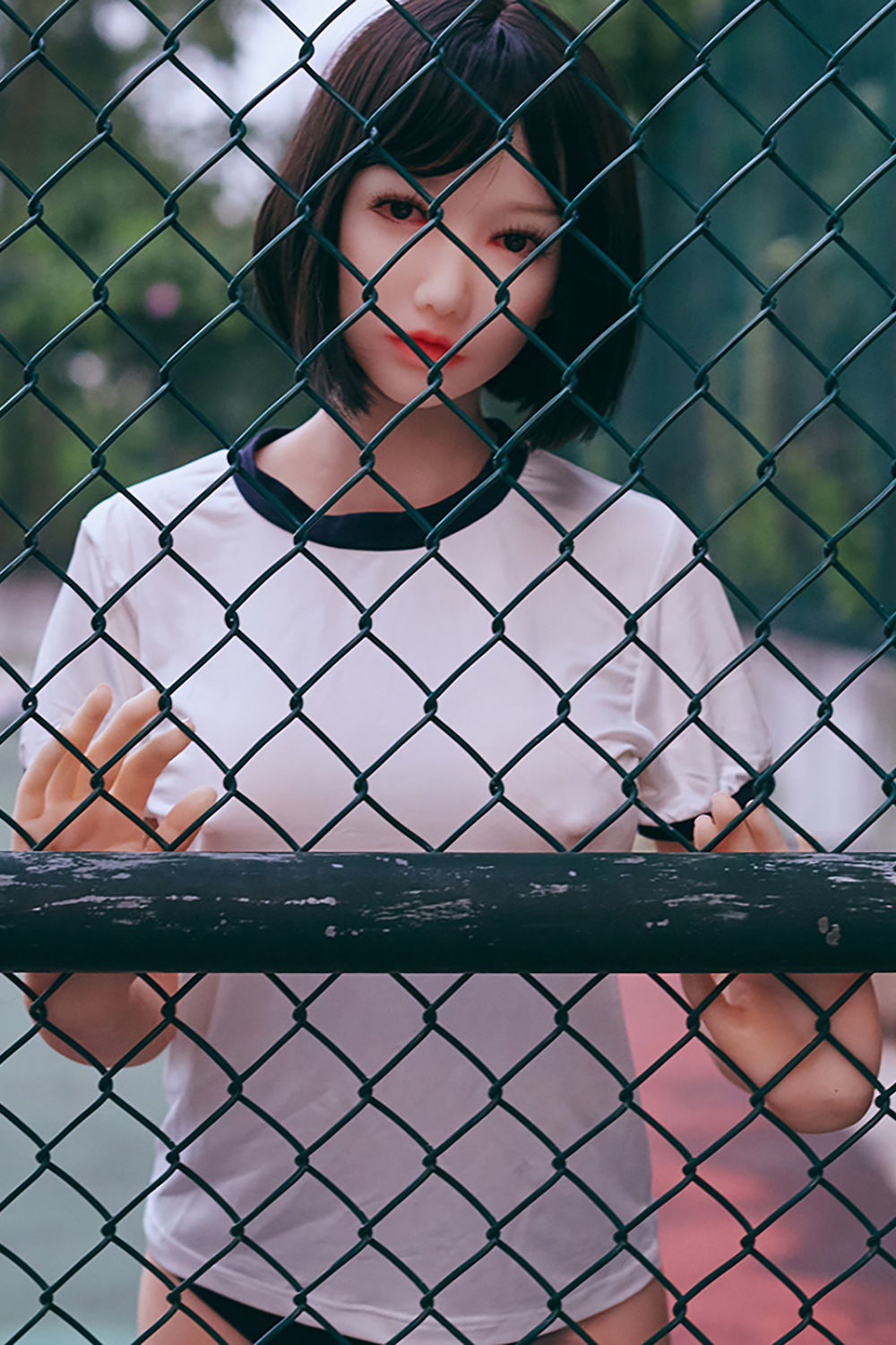 158cm C-Cup Silicone Head Sex Doll - Hiyumi Japanese High School Fantasy with Silicone Face Realism