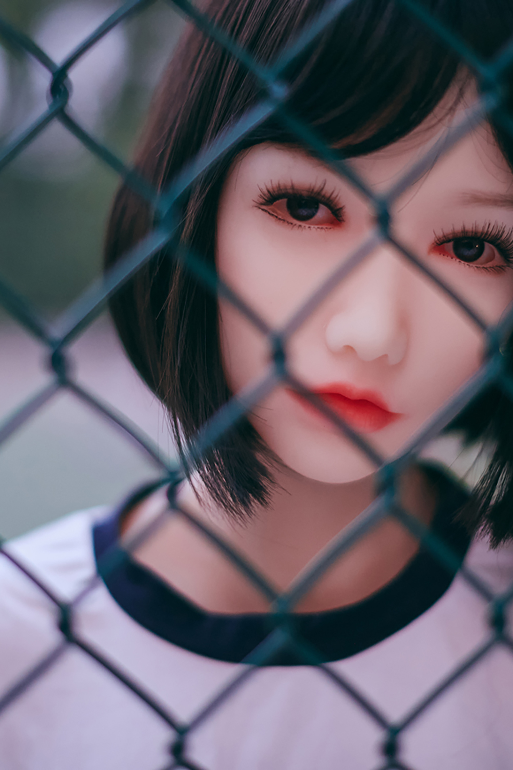 158cm C-Cup Silicone Head Sex Doll - Hiyumi Japanese High School Fantasy with Silicone Face Realism