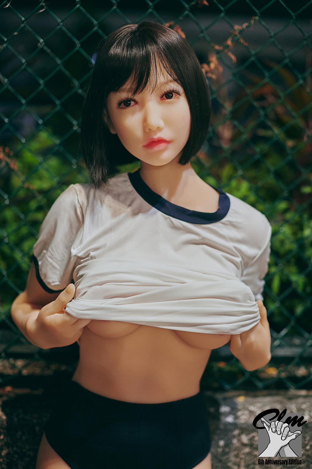 158cm C-Cup Silicone Head Sex Doll - Hiyumi Japanese High School Fantasy with Silicone Face Realism