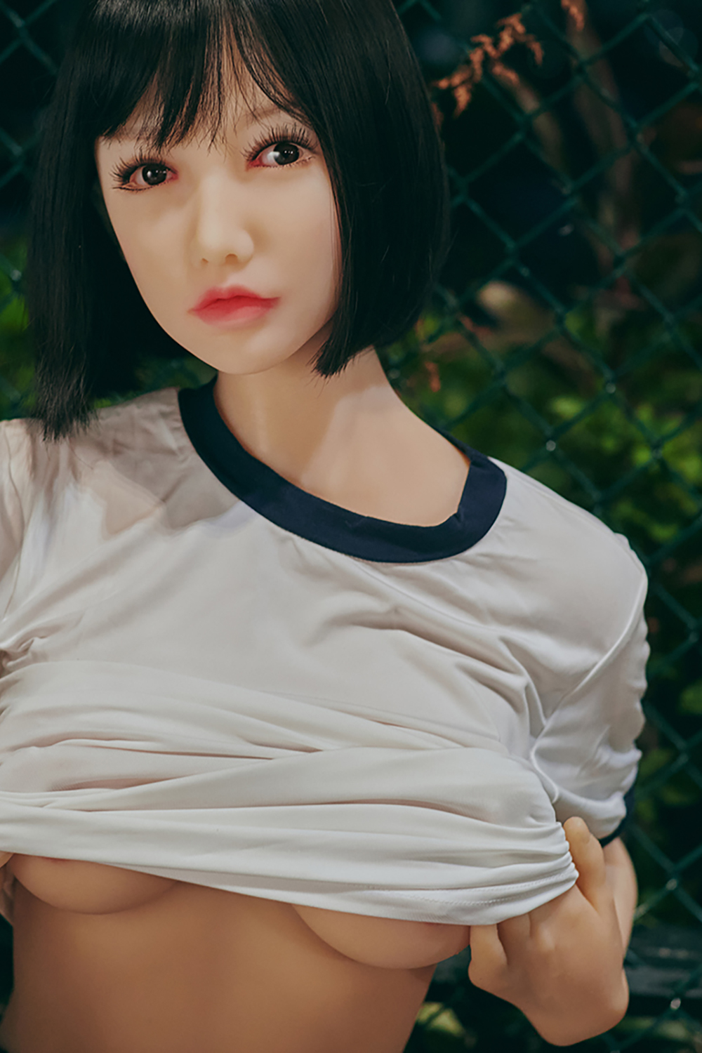 158cm C-Cup Silicone Head Sex Doll - Hiyumi Japanese High School Fantasy with Silicone Face Realism