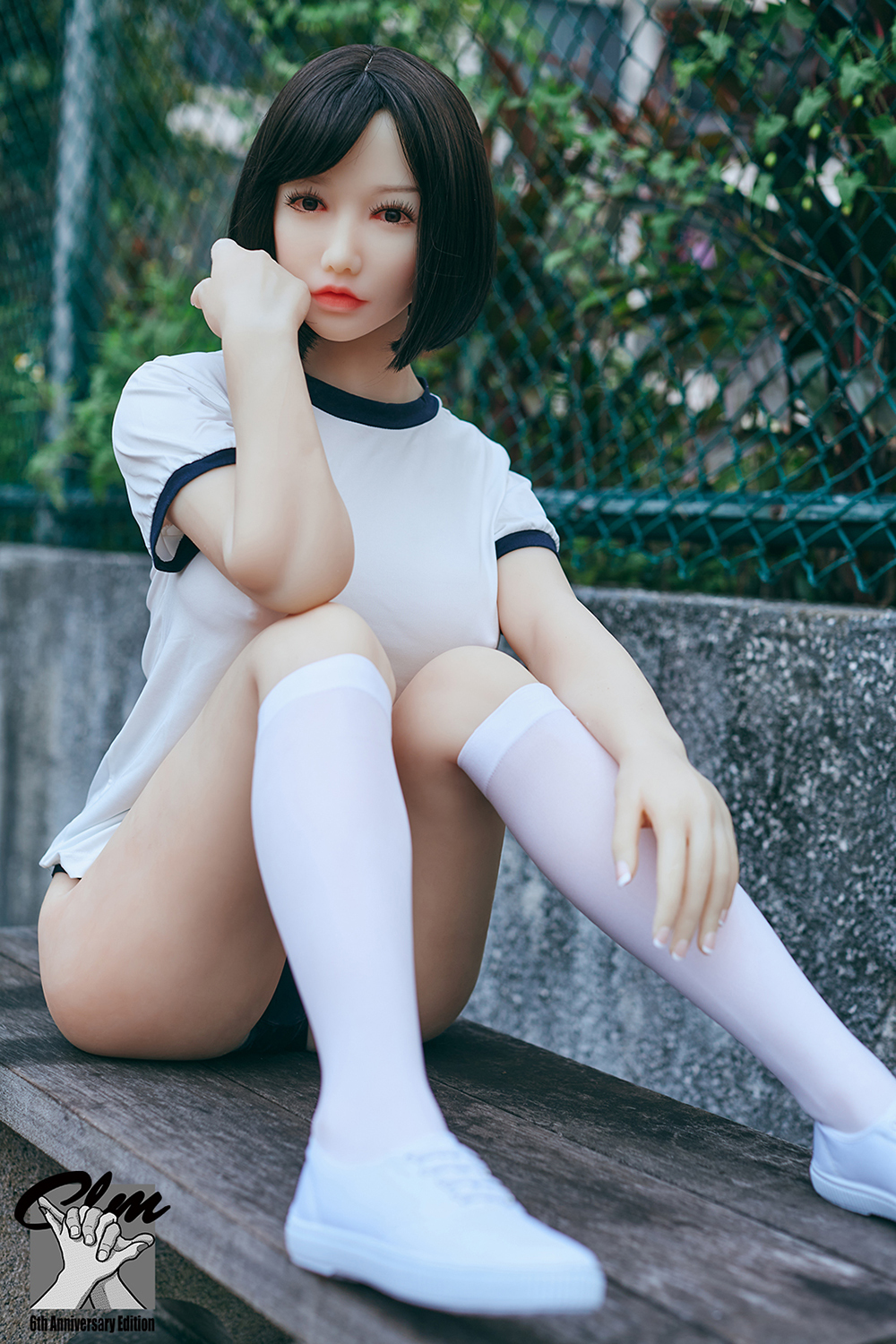 158cm C-Cup Silicone Head Sex Doll - Hiyumi Japanese High School Fantasy with Silicone Face Realism