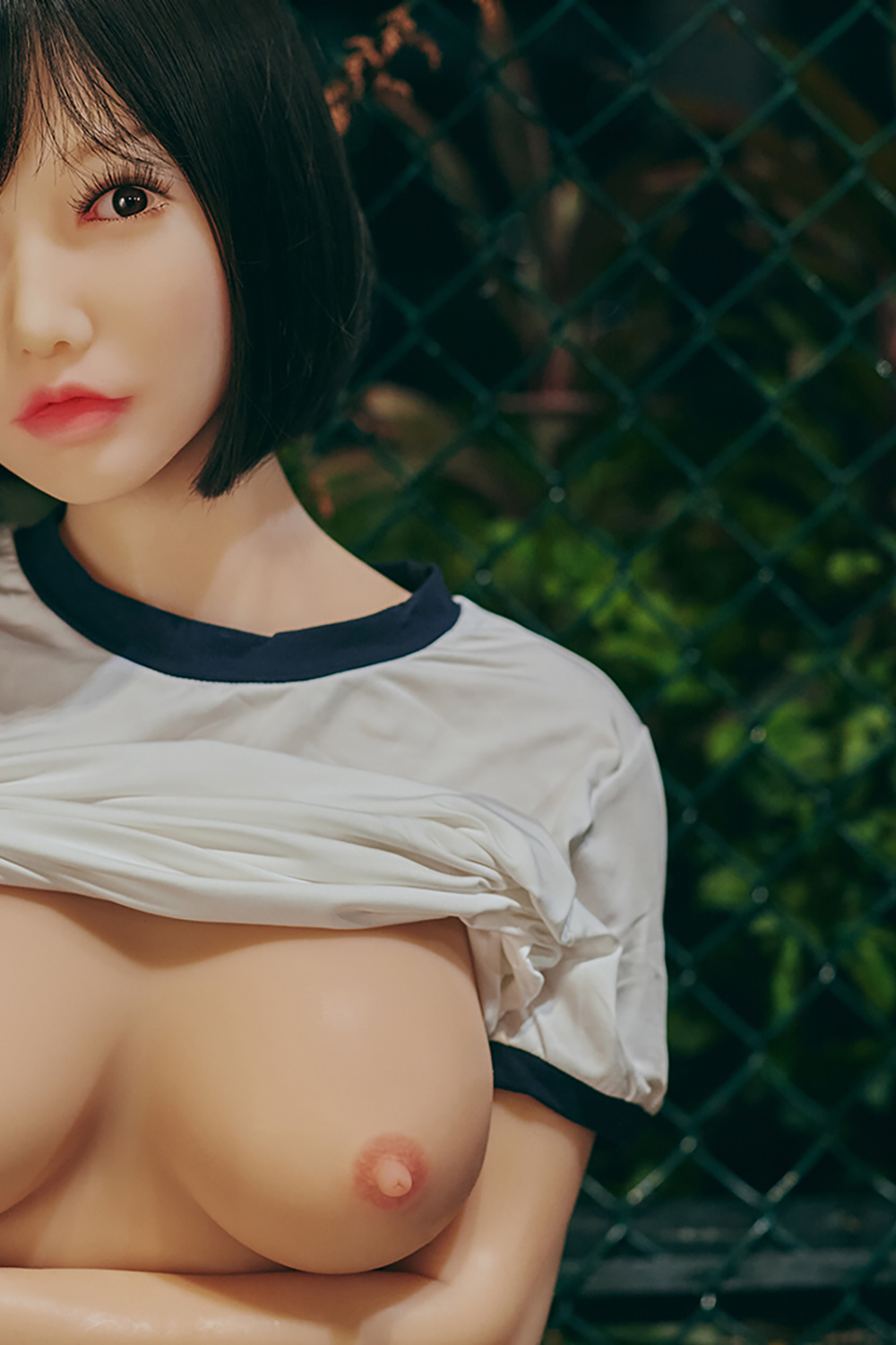 158cm C-Cup Silicone Head Sex Doll - Hiyumi Japanese High School Fantasy with Silicone Face Realism