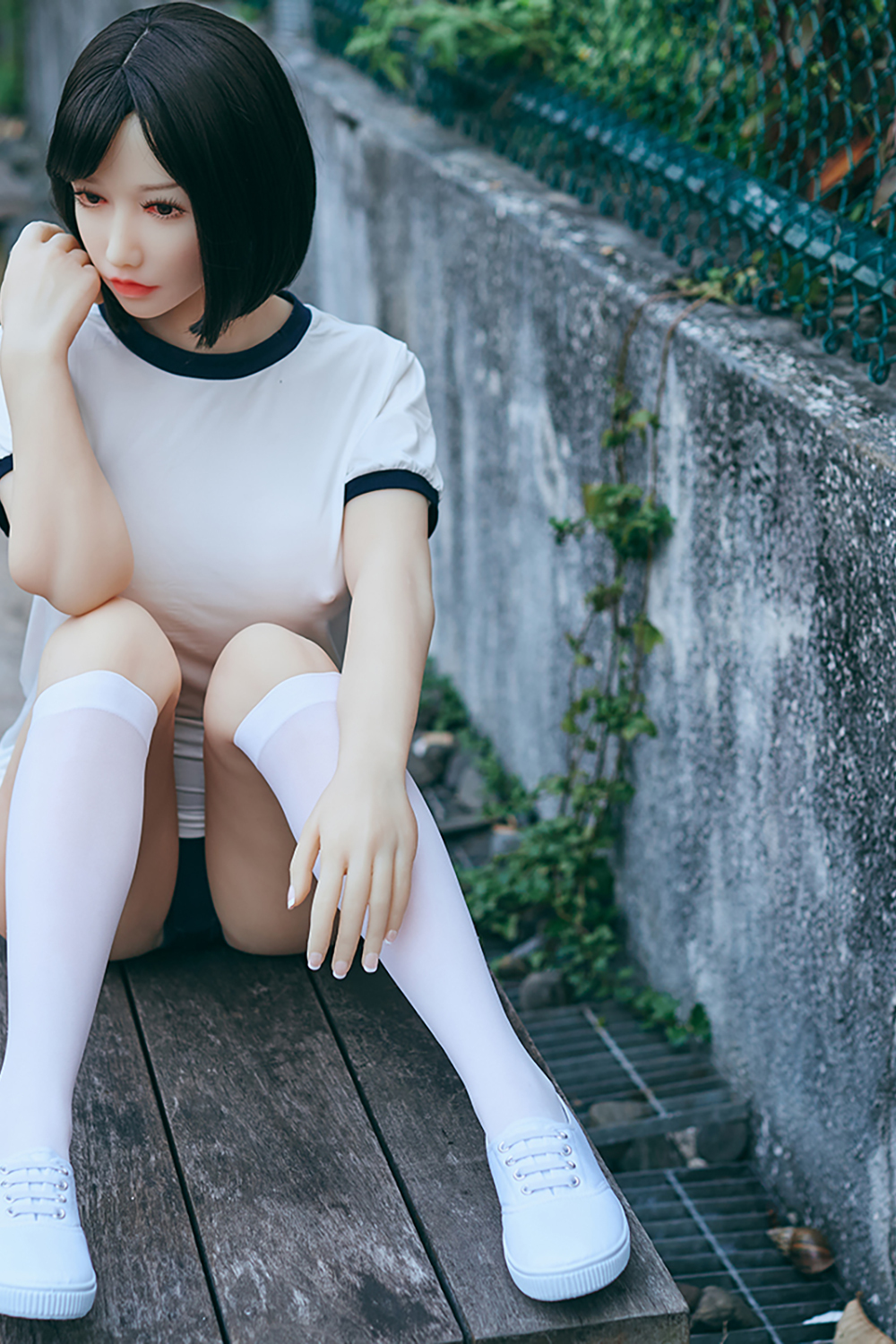 158cm C-Cup Silicone Head Sex Doll - Hiyumi Japanese High School Fantasy with Silicone Face Realism