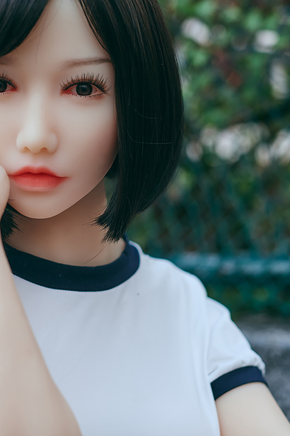 158cm C-Cup Silicone Head Sex Doll - Hiyumi Japanese High School Fantasy with Silicone Face Realism