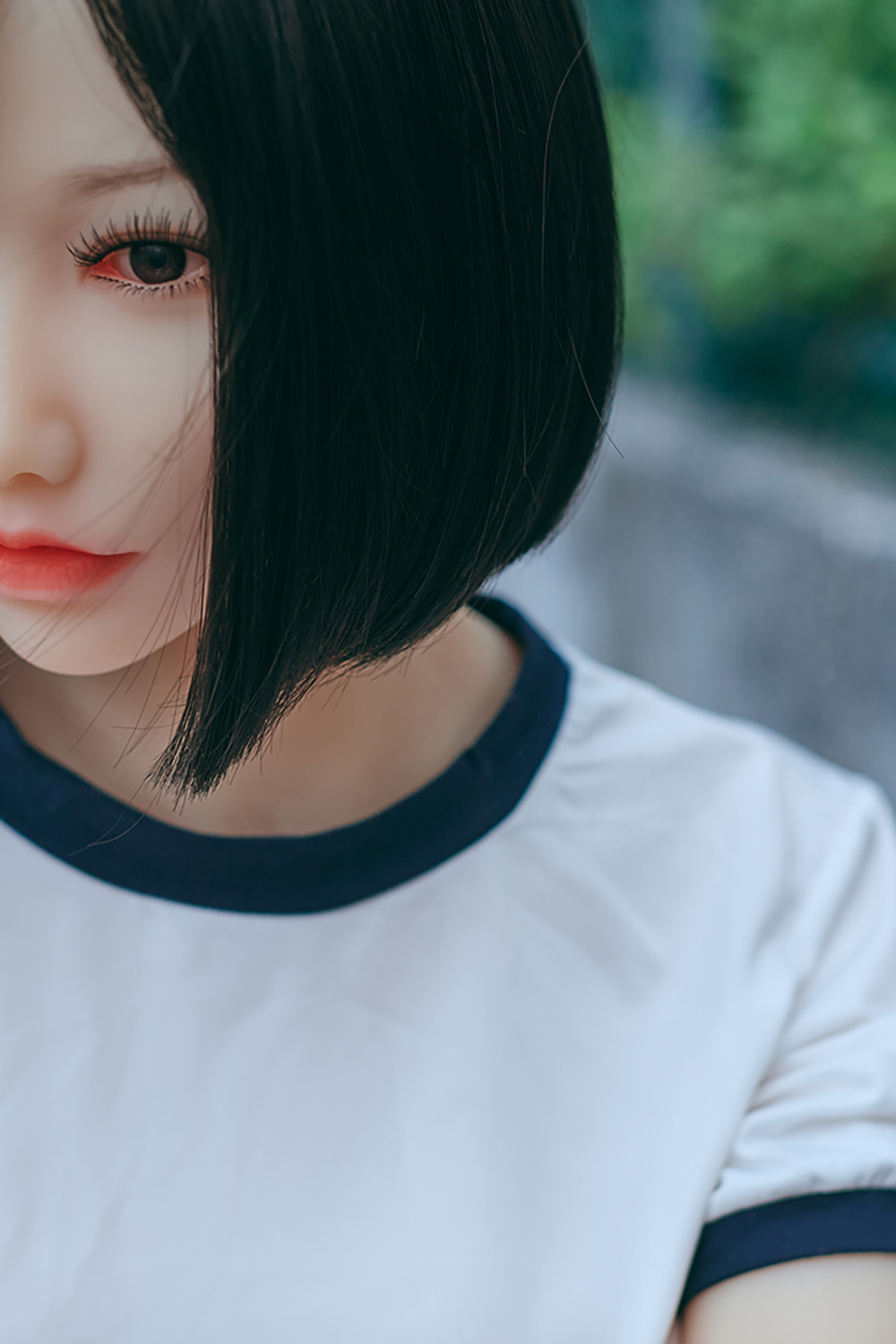 158cm C-Cup Silicone Head Sex Doll - Hiyumi Japanese High School Fantasy with Silicone Face Realism