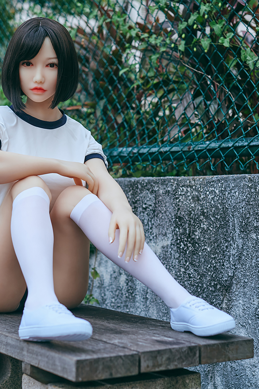 158cm C-Cup Silicone Head Sex Doll - Hiyumi Japanese High School Fantasy with Silicone Face Realism