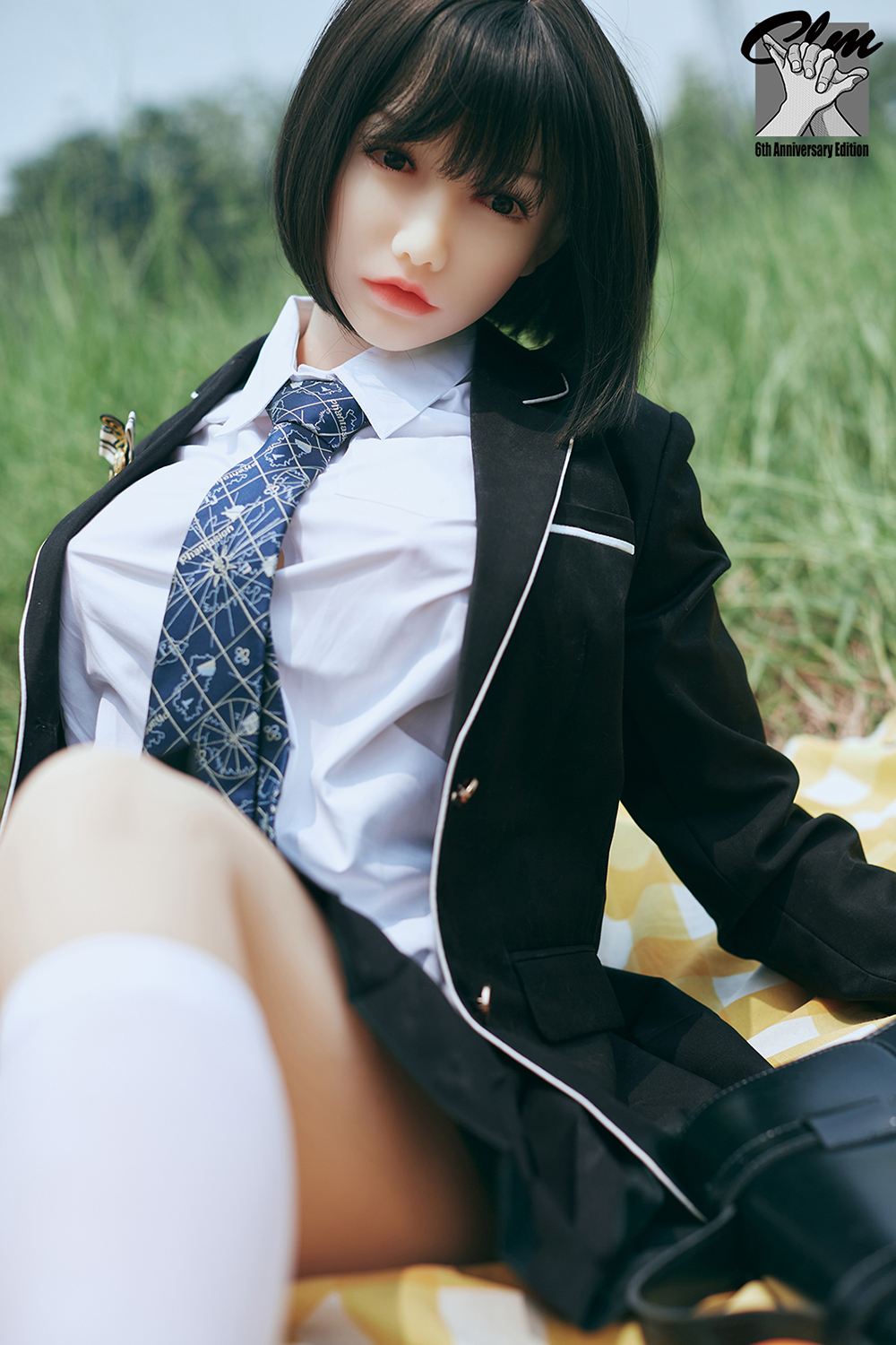158cm C-Cup Silicone Head Sex Doll - Sayuria Silicone Head Beauty with Classic Japanese School Outfit