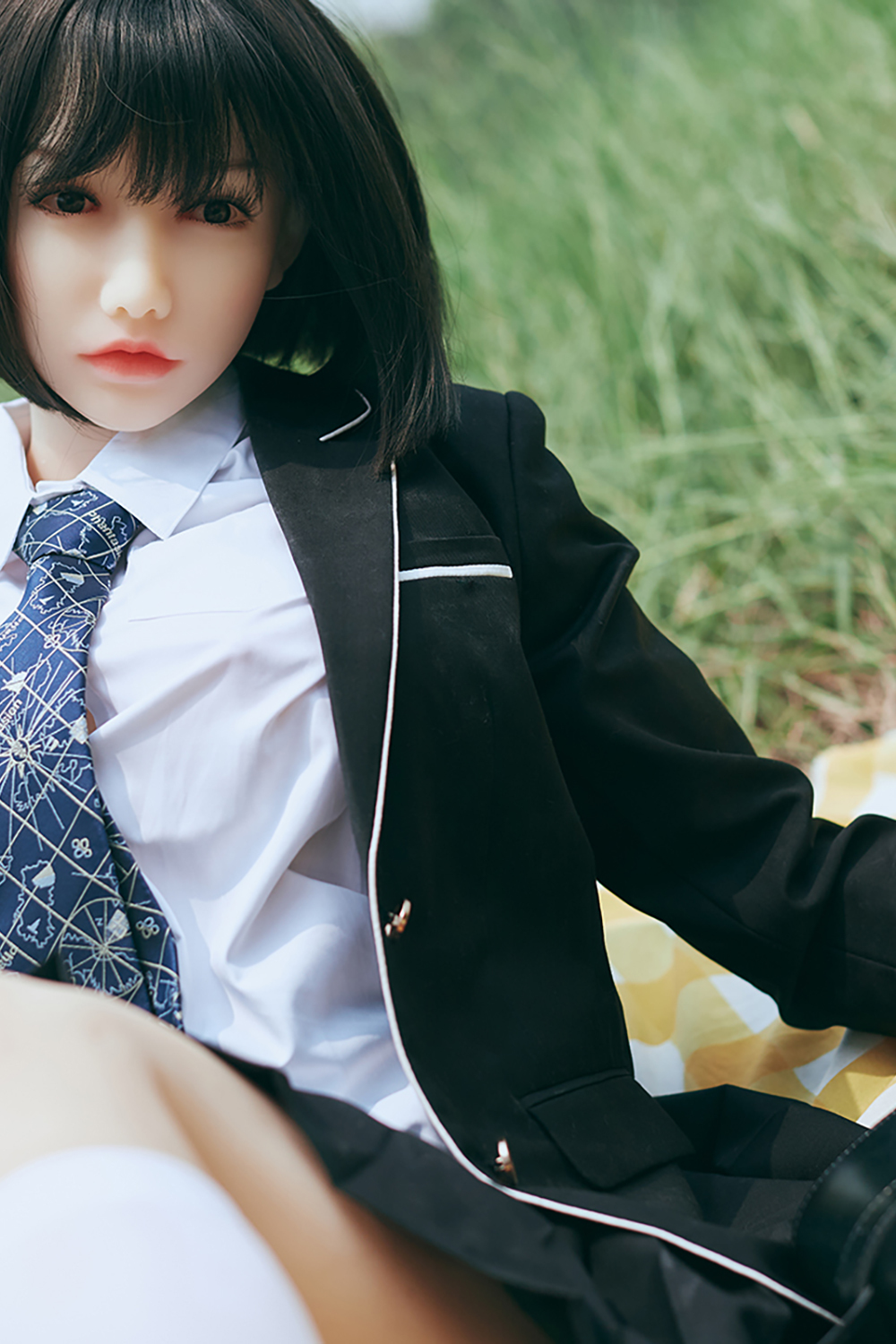 158cm C-Cup Silicone Head Sex Doll - Sayuria Silicone Head Beauty with Classic Japanese School Outfit