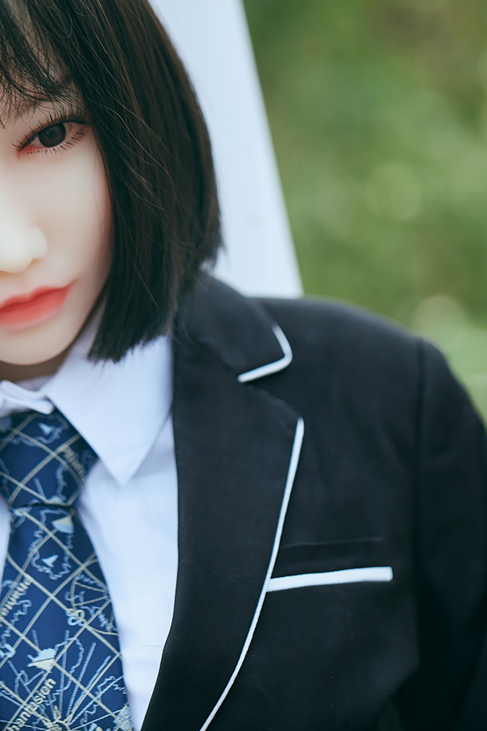 158cm C-Cup Silicone Head Sex Doll - Sayuria Silicone Head Beauty with Classic Japanese School Outfit