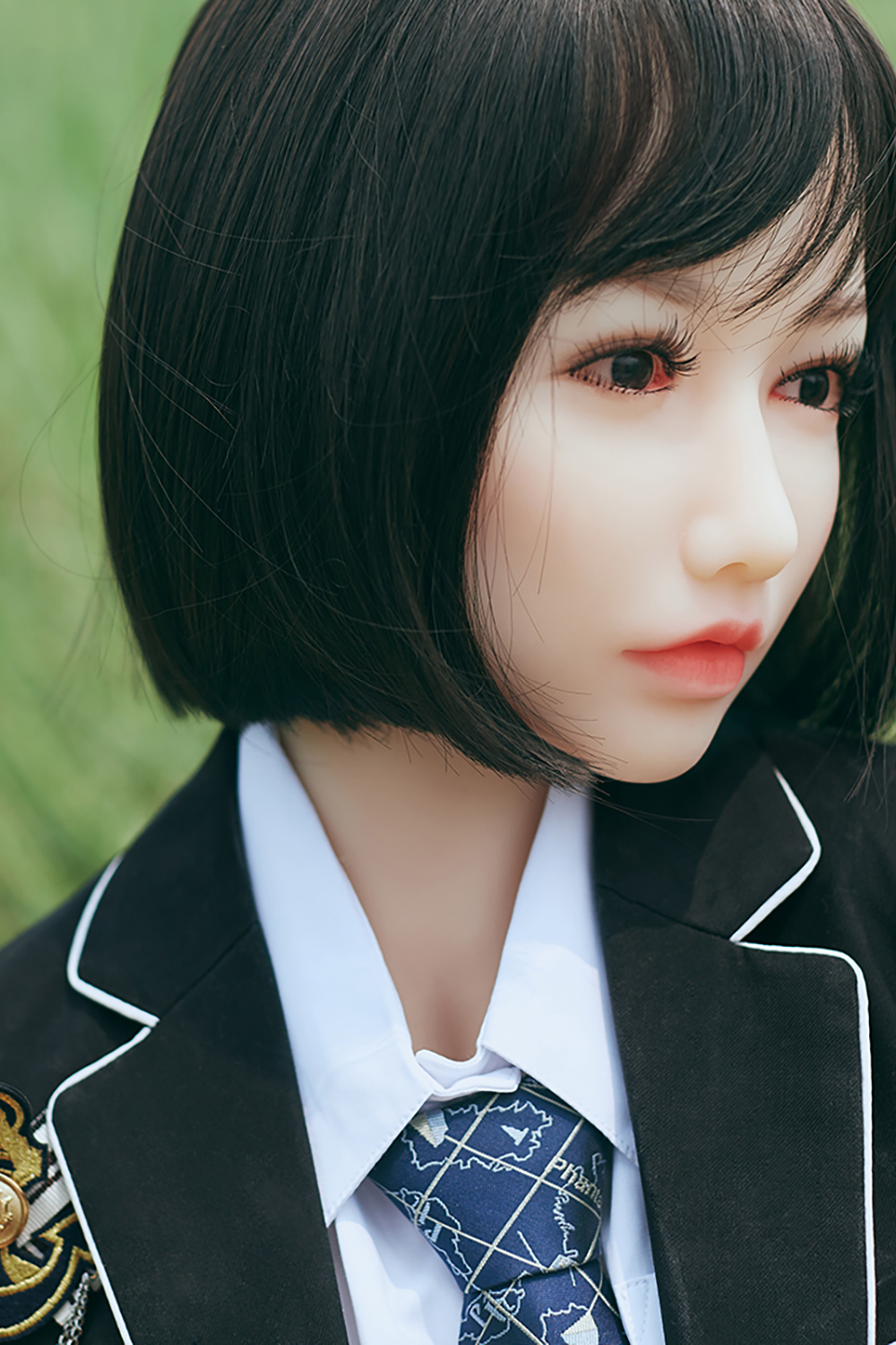 158cm C-Cup Silicone Head Sex Doll - Sayuria Silicone Head Beauty with Classic Japanese School Outfit