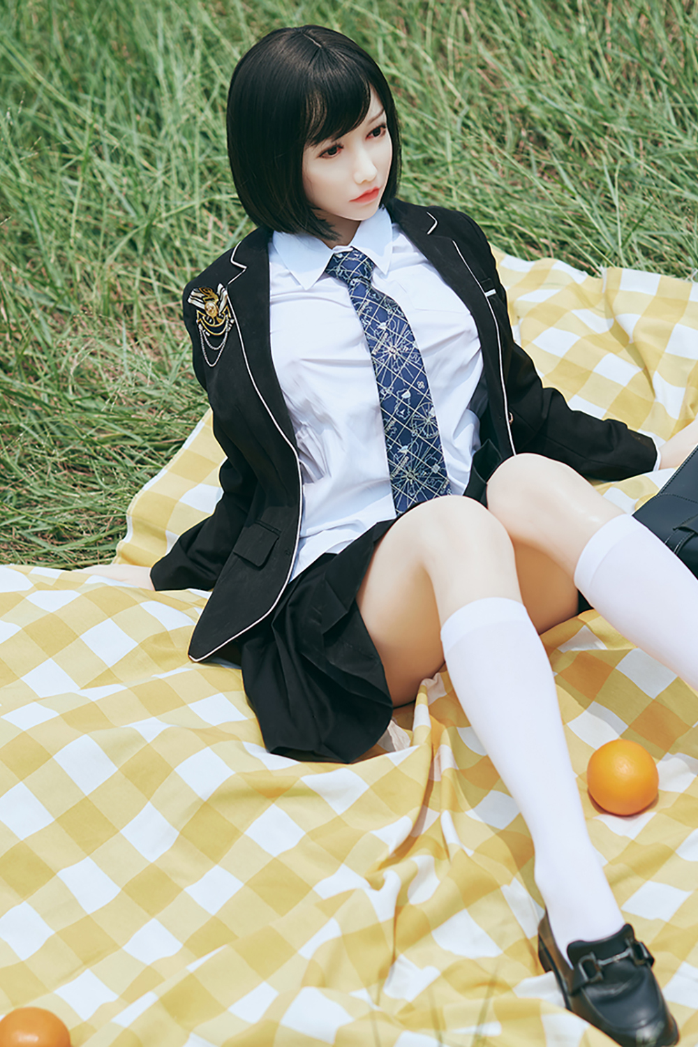 158cm C-Cup Silicone Head Sex Doll - Sayuria Silicone Head Beauty with Classic Japanese School Outfit