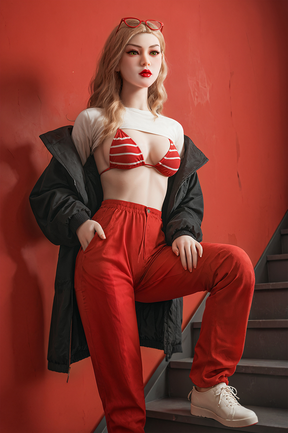 150cm B-Cup TPE Sex Doll - Rivena Hyper-Realistic TPE Sex Doll with Detailed Body Features