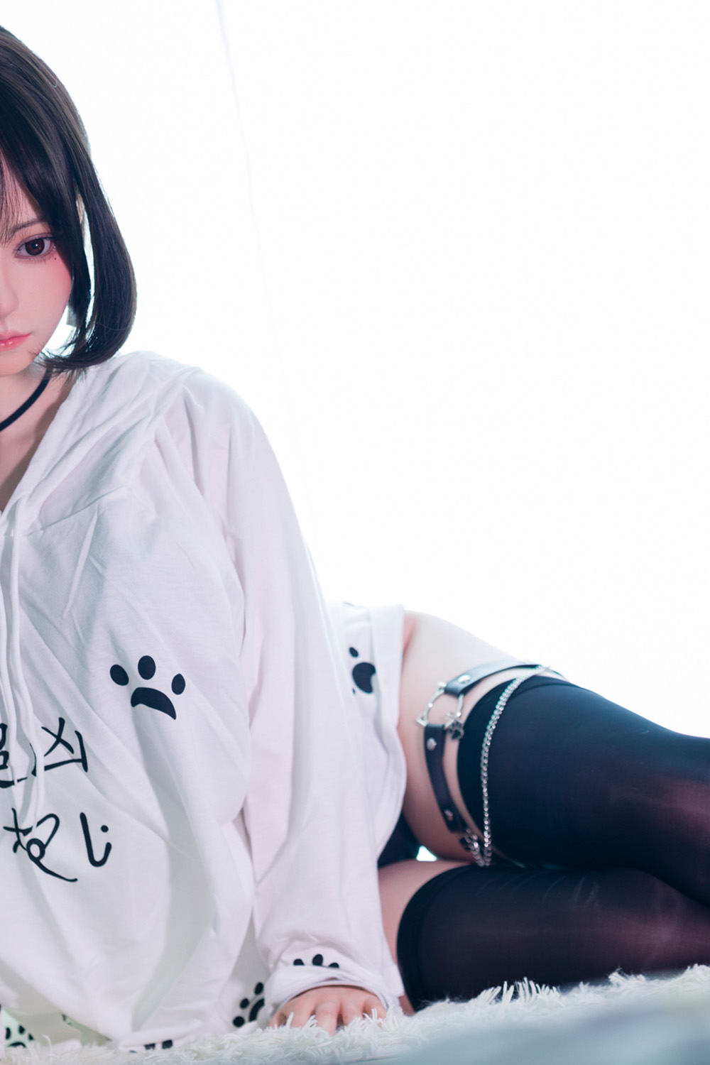 157cm D-Cup Silicone Sex Doll - Thaliora Silky-Skin Silicone Doll, Irresistible Velvet Texture