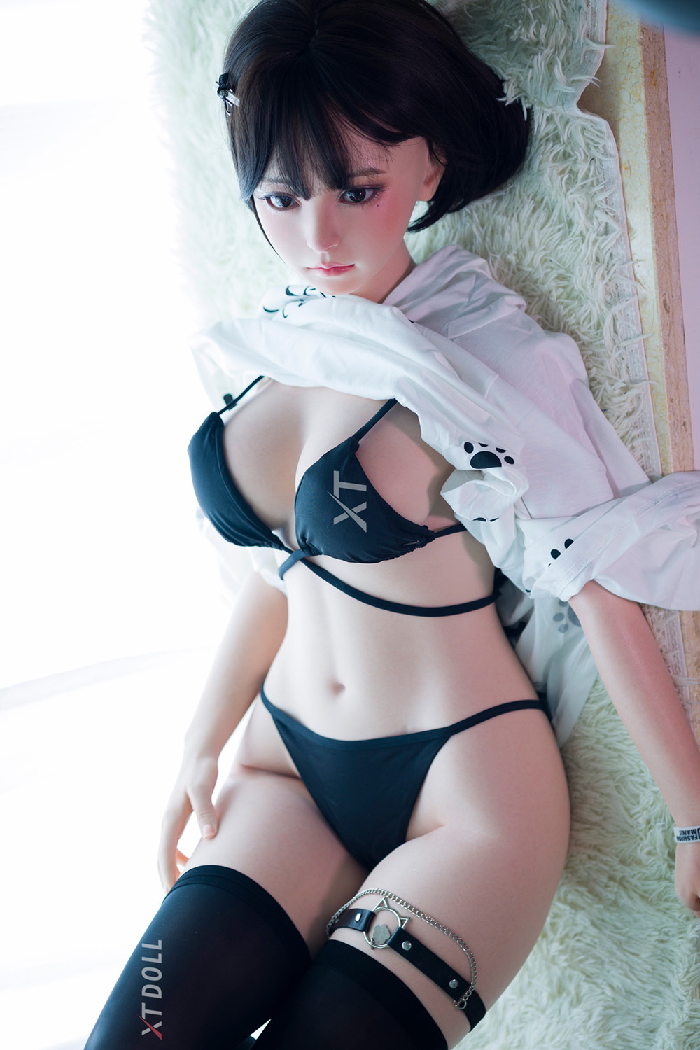 157cm D-Cup Silicone Sex Doll - Thaliora Silky-Skin Silicone Doll, Irresistible Velvet Texture