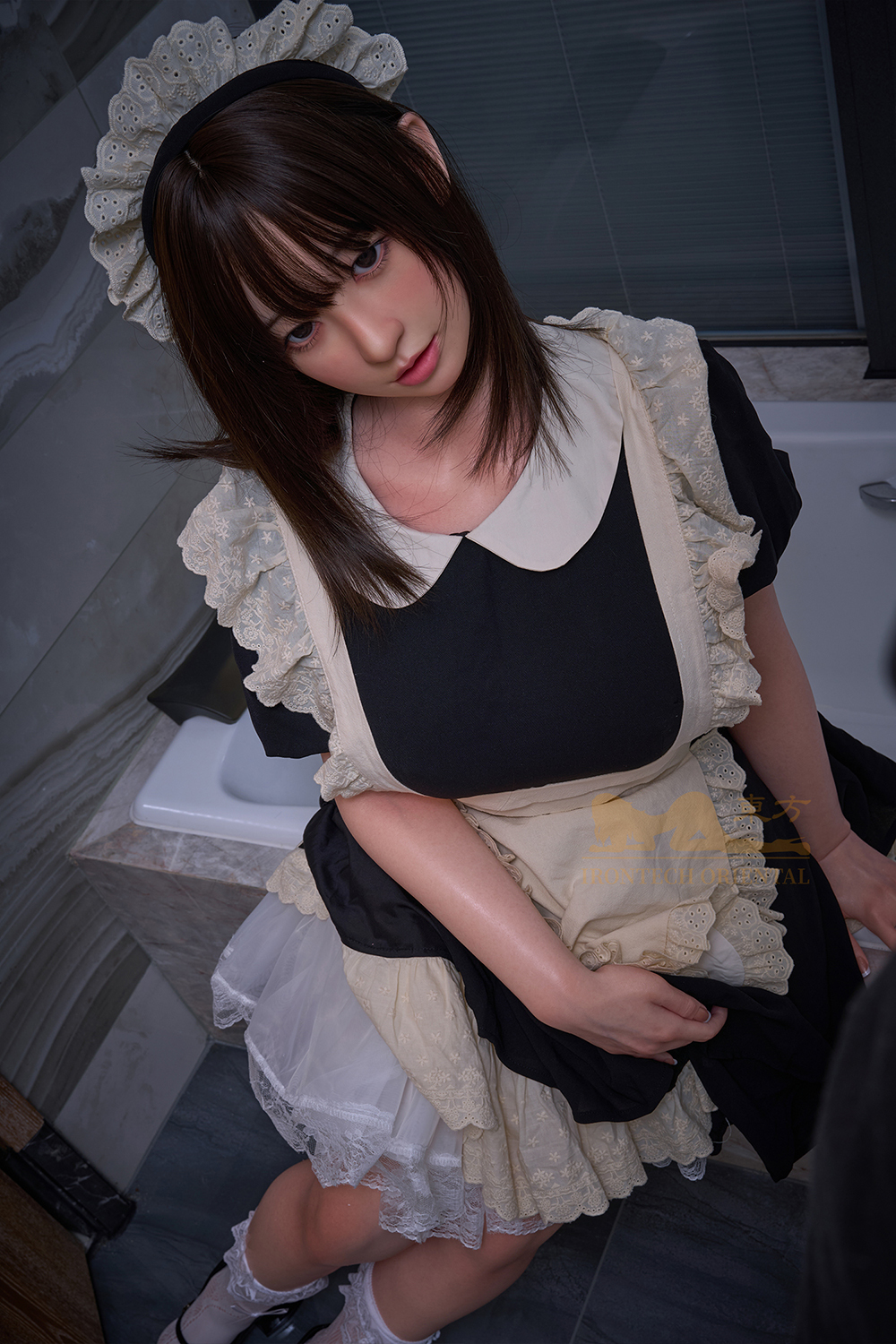 158cm F-Cup Silicone Sex Doll - Cecilia Titus | Maid Charm, Lifelike Silicone Presence