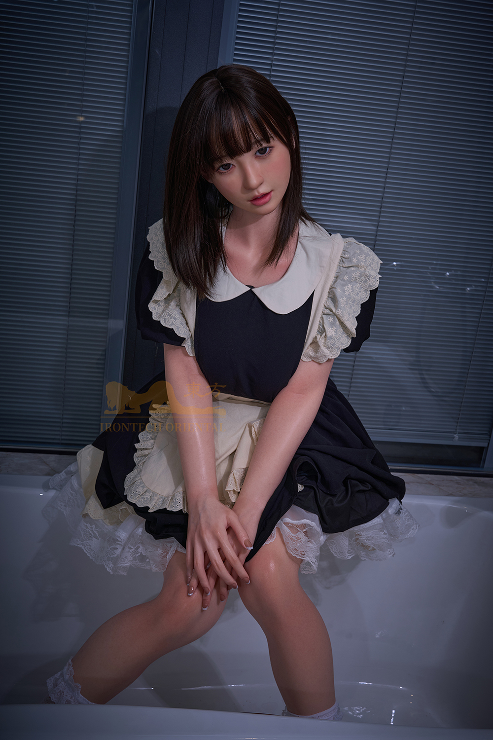 158cm F-Cup Silicone Sex Doll - Cecilia Titus | Maid Charm, Lifelike Silicone Presence