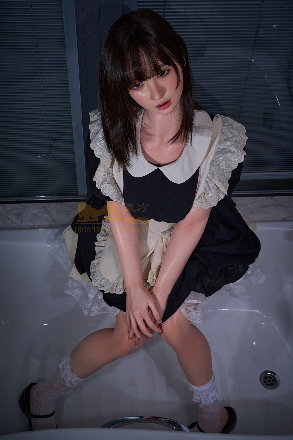 158cm F-Cup Silicone Sex Doll - Cecilia Titus | Maid Charm, Lifelike Silicone Presence