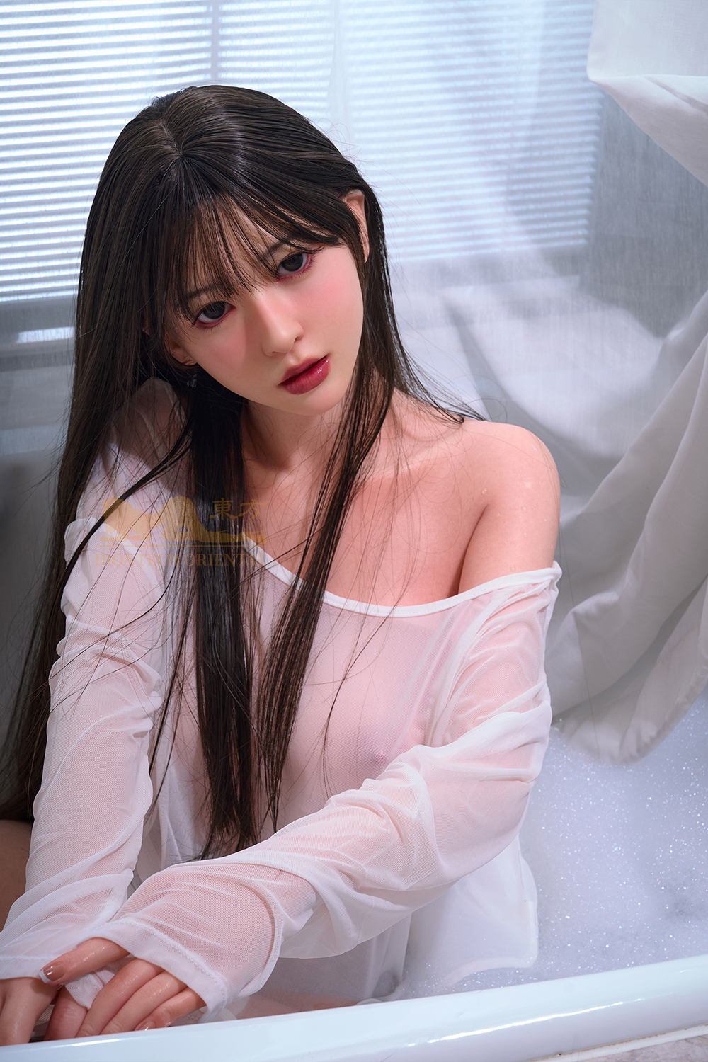 153cm E-Cup Silicone Sex Doll – Syrella Busty Asian Silicone Doll – Life-Size, Realistic Skin Tone
