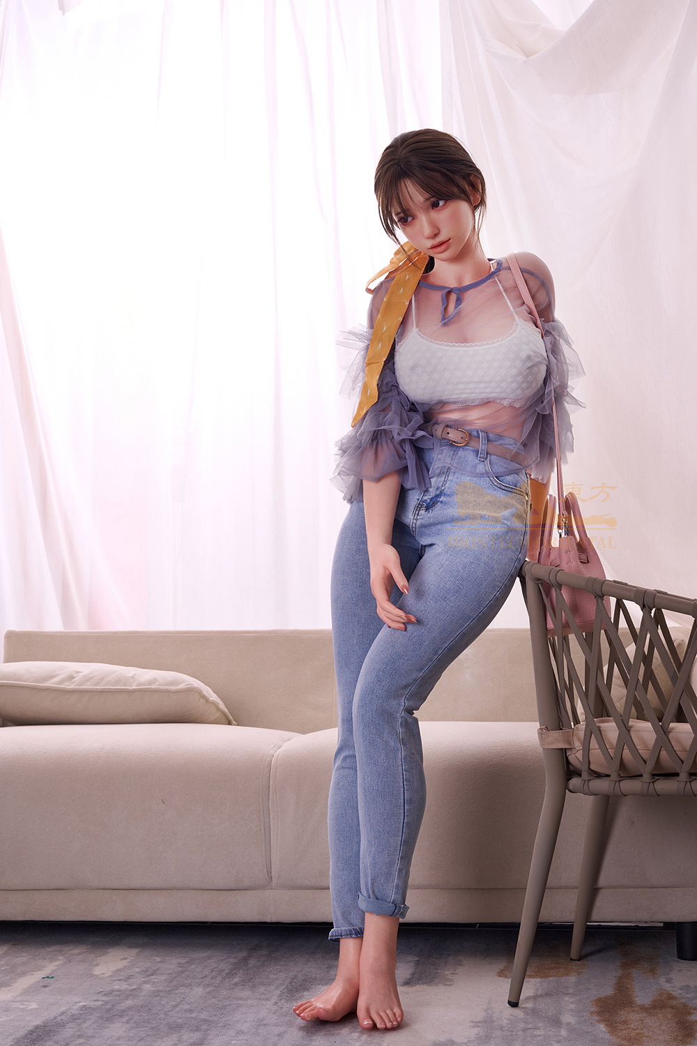 161cm E-Cup Silicone Sex Doll – Lumith Realistic Asian Silicone Doll – Detailed Design, Busty